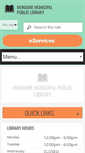 Mobile Screenshot of mundarelibrary.ab.ca